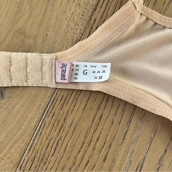 Panache Envy 36G Women Unlined Lace Bra Nude - Picture 4 of 9